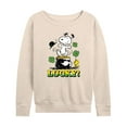 thumbnail image 1 of Peanuts - Lucky - Women's Lightweight French Terry Long Sleeve Shirt, 1 of 6