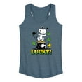 thumbnail image 1 of Peanuts - Lucky - Women's Racerback Tank Top, 1 of 6