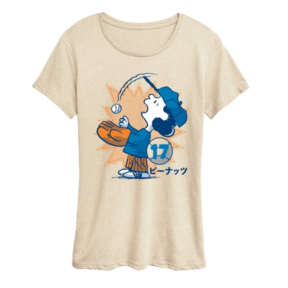 Peanuts - Lucy Baseball - Women's Short Sleeve Graphic T-Shirt