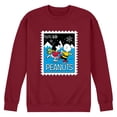 thumbnail image 1 of Peanuts - Lucy Charlie Winter Stamp - Men's Crew Fleece Sweatshirt, 1 of 4