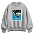 thumbnail image 1 of Peanuts - Lucy Charlie Winter Stamp - Women's Oversized Fleece Crew Sweatshirt, 1 of 4