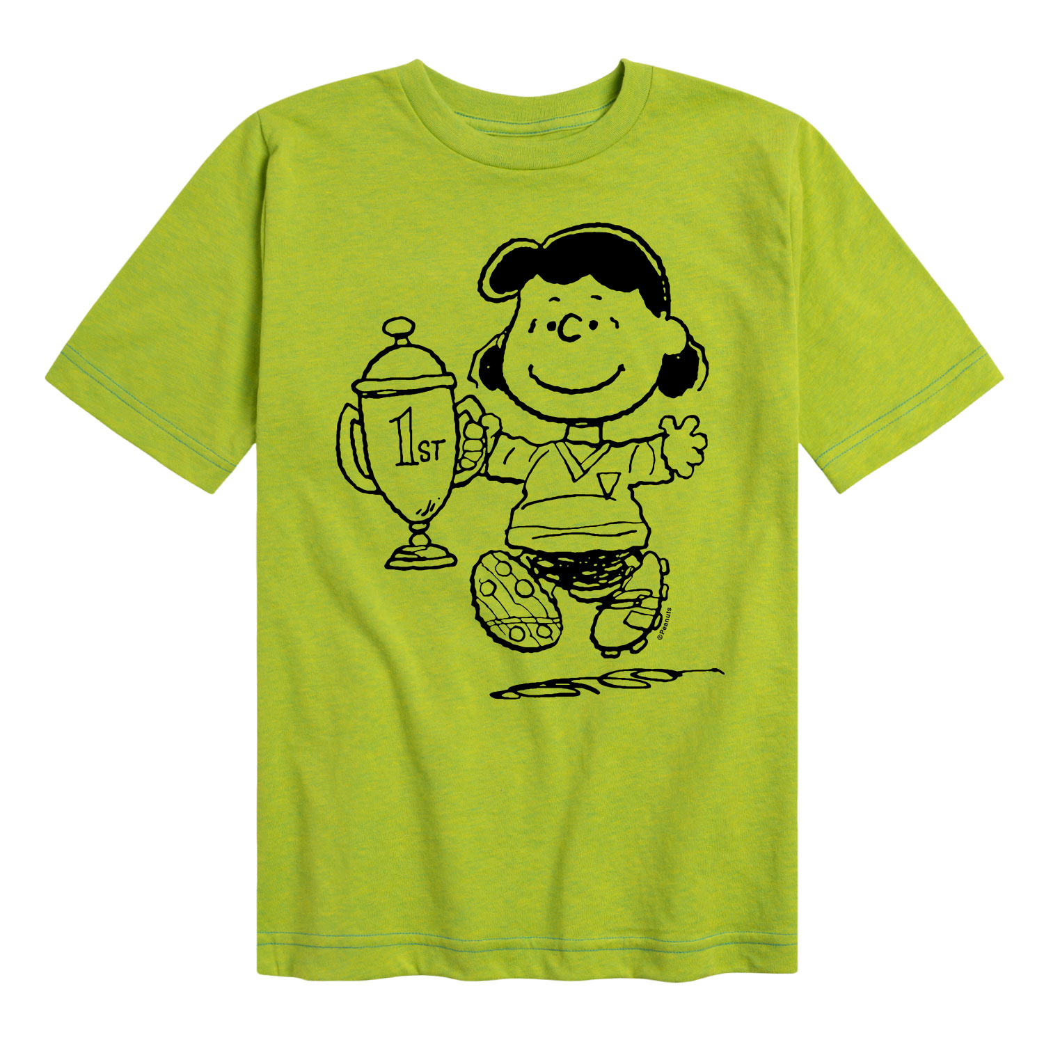 Peanuts Lucy First Place Toddler And Youth Short Sleeve Graphic T