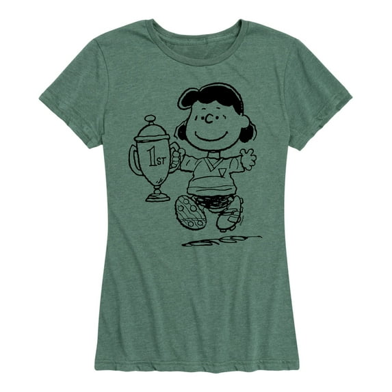 Peanuts - Lucy First Place - Women's Short Sleeve Graphic T-Shirt