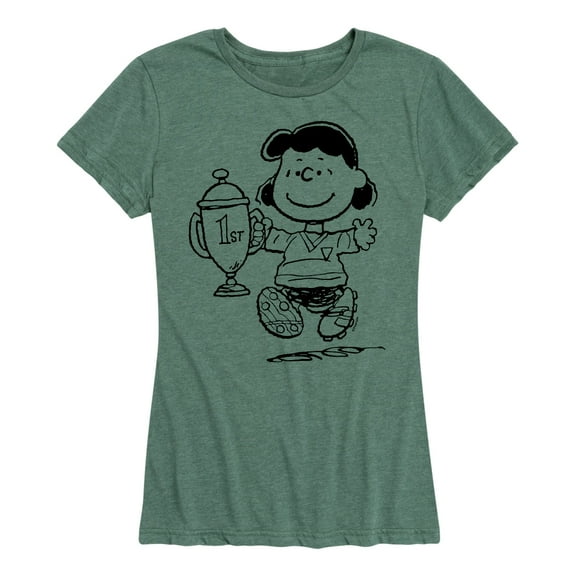 Peanuts - Lucy First Place - Women's Short Sleeve Graphic T-Shirt