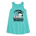 thumbnail image 1 of Peanuts - Lucy I Seized The Wrong Day - Toddler & Youth Girls A-line Dress, 1 of 5