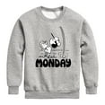 thumbnail image 1 of Peanuts - Lucy Monday - Toddler & Youth Crewneck Fleece Sweatshirt, 1 of 6