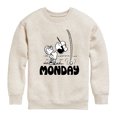 thumbnail image 1 of Peanuts - Lucy Monday - Toddler & Youth Crewneck Fleece Sweatshirt, 1 of 6