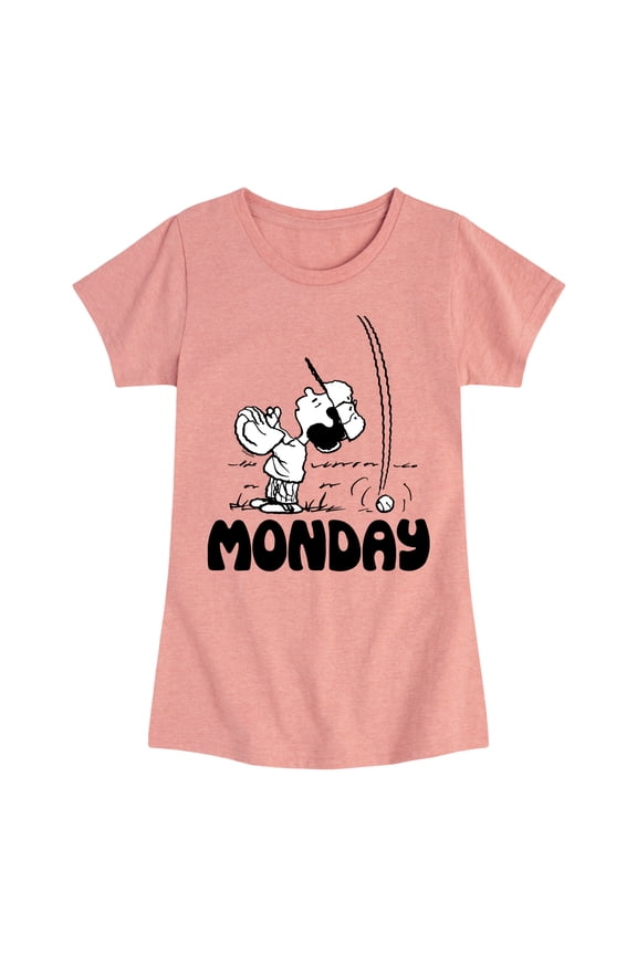 - Lucy Monday - Toddler & Youth Girls Short Sleeve Graphic T-Shirt