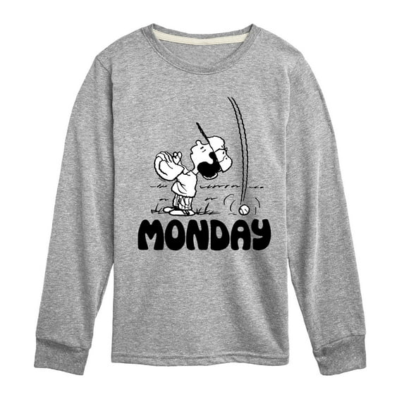 Peanuts - Lucy Monday - Toddler & Youth Long Sleeve Graphic T-Shirt