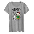 thumbnail image 1 of Peanuts - Lucy Snoopy Christmas Carol - Women's Short Sleeve Graphic T-Shirt, 1 of 6