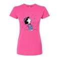 thumbnail image 1 of Peanuts - Lucy Snow - Juniors Fitted Graphic T-Shirt, 1 of 6