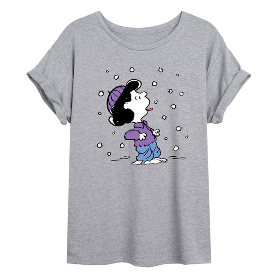 Peanuts - Lucy Snow - Juniors Ideal Flowy Muscle T-Shirt