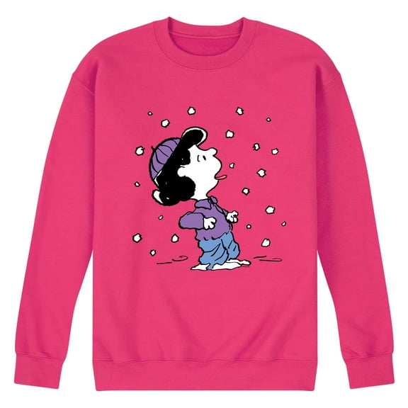 Peanuts - Lucy Snow - Men's Crew Neck Fleece Pullover