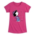 thumbnail image 1 of Peanuts - Lucy Snow - Toddler & Youth Girls Short Sleeve Graphic T-Shirt, 1 of 6
