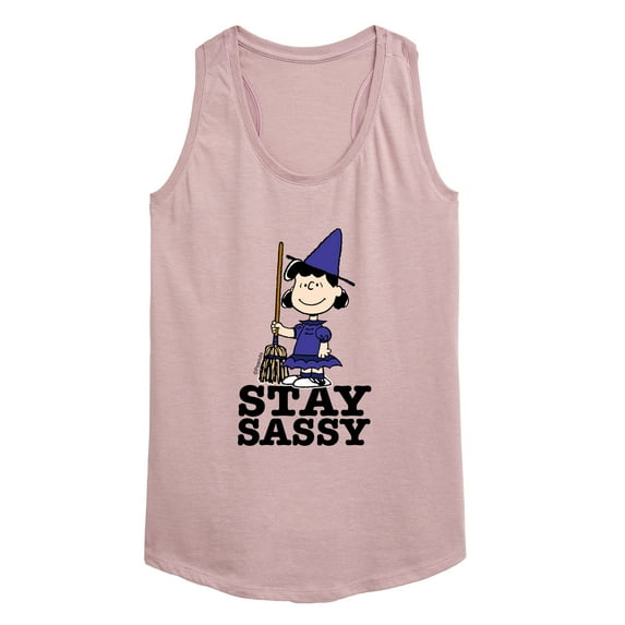 Peanuts - Lucy Stay Sassy - Women's Racerback Tank Top