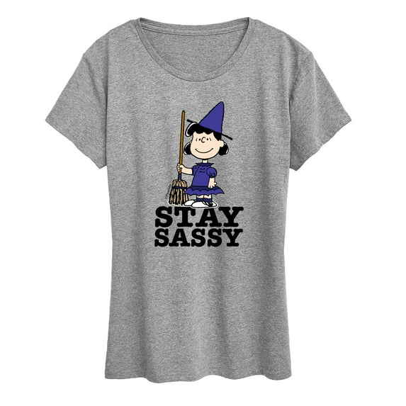 Peanuts - Lucy Stay Sassy - Women's Short Sleeve Graphic T-Shirt