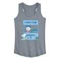 thumbnail image 1 of Peanuts - Lucy's Floral Stand Women's Graphic Racerback Tank, 1 of 5