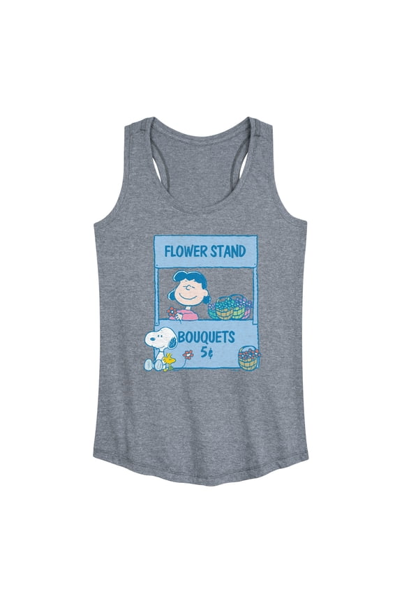 - Lucy's Floral Stand - Women's Racerback Graphic Tank