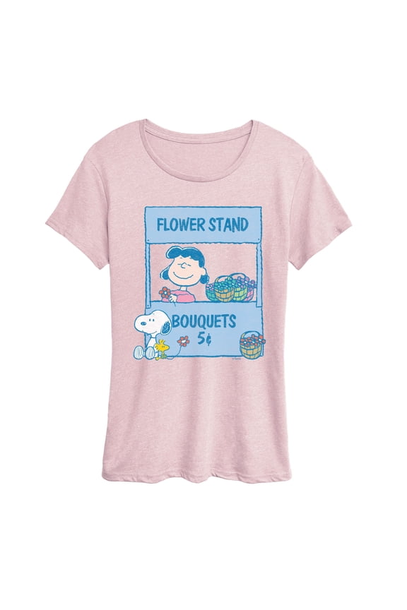 - Lucy's Floral Stand - Women's Short Sleeve Graphic T-Shirt