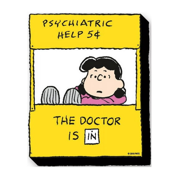 Peanuts Lucy's Pyschiatric Help Funky Chunky Magnet