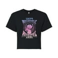 thumbnail image 1 of Peanuts - Lucys Pychiatric Band - Juniors Cropped Cotton Blend T-Shirt, 1 of 6