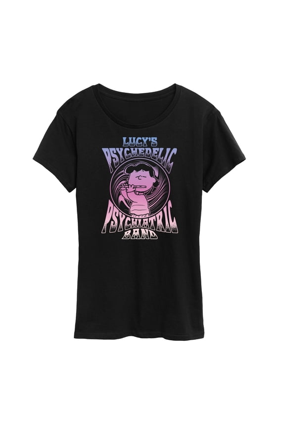- Lucys Pychiatric Band - Women's Short Sleeve Graphic T-Shirt