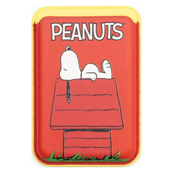 CultureFly Magnetic MagSafe Wallet Peanuts Snoopy on Doghouse