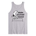 thumbnail image 1 of Peanuts - Make Yourself Heard - Men's Jersey Tank Top, 1 of 5