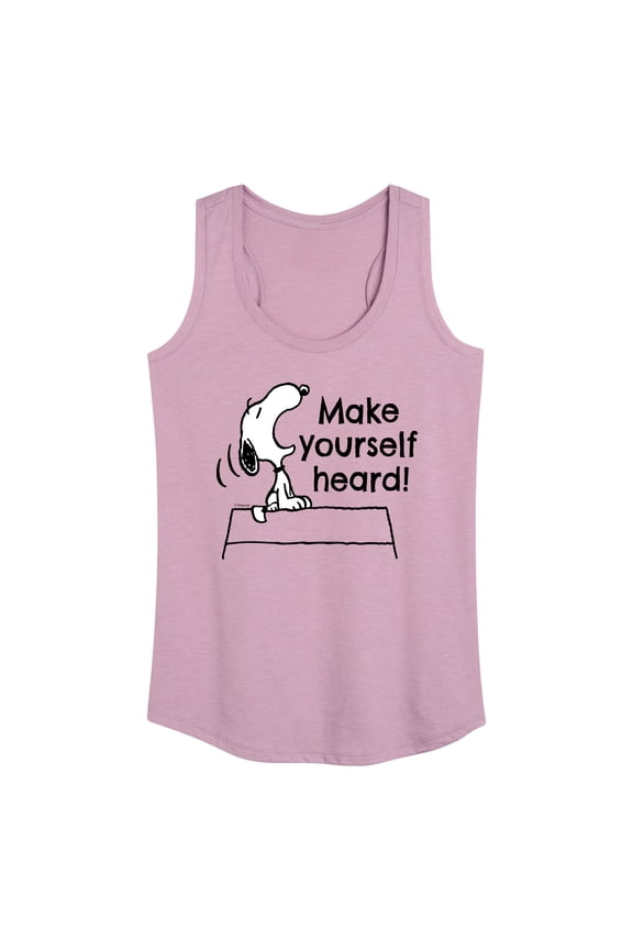 - Make Yourself Heard - Women's Racerback Tank Top