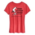 thumbnail image 1 of Peanuts - Make Yourself Heard - Women's Short Sleeve Graphic T-Shirt, 1 of 7