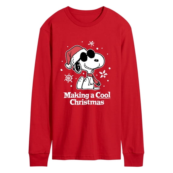 Peanuts - Making a Cool Christmas Long Sleeve Graphic T-Shirt