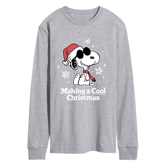 Peanuts - Making a Cool Christmas Long Sleeve Graphic T-Shirt