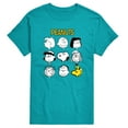 thumbnail image 1 of Peanuts - Many Faces Of Snoopy And Friends - Men's Short Sleeve Graphic T-Shirt, 1 of 4