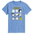 thumbnail image 1 of Peanuts - Many Faces Of Peanuts - Men's Short Sleeve Graphic T-Shirt, 1 of 5