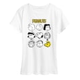 thumbnail image 1 of Peanuts - Many Faces Of Peanuts - Women's Short Sleeve Graphic T-Shirt, 1 of 5