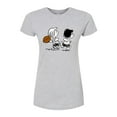 thumbnail image 1 of Peanuts - Marcie Patty Football - Juniors Fitted Graphic T-Shirt, 1 of 6