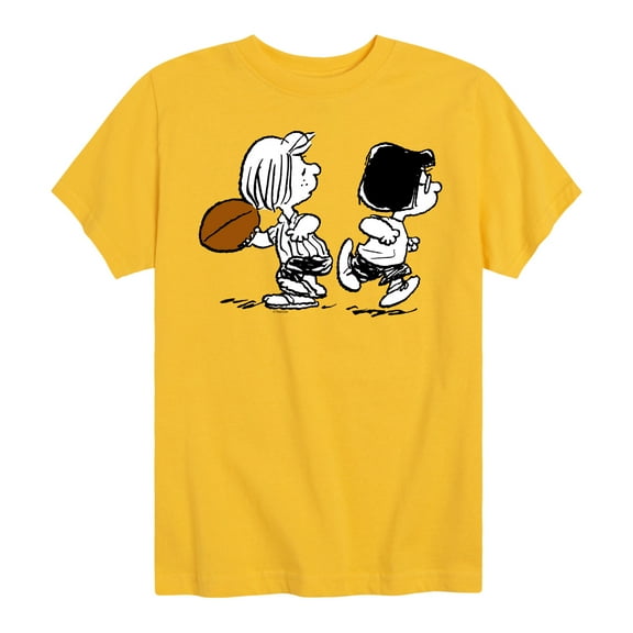 Peanuts - Marcie Patty Football - Toddler & Youth Short Sleeve Graphic T-Shirt