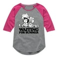 thumbnail image 1 of Peanuts - Marcie & Peppermint Patty - Waiting for Summer Dazed - Toddler & Youth Short Sleeve Graphic T-Shirt, 1 of 6