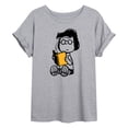 thumbnail image 1 of Peanuts - Marcie Reading - Juniors Oversized Graphic T-Shirt, 1 of 6