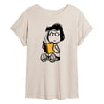thumbnail image 1 of Peanuts - Marcie Reading - Juniors Oversized Graphic T-Shirt, 1 of 6