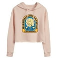 thumbnail image 1 of Peanuts - Marshmallow Roasting - Juniors Cropped Pullover Hoodie, 1 of 5