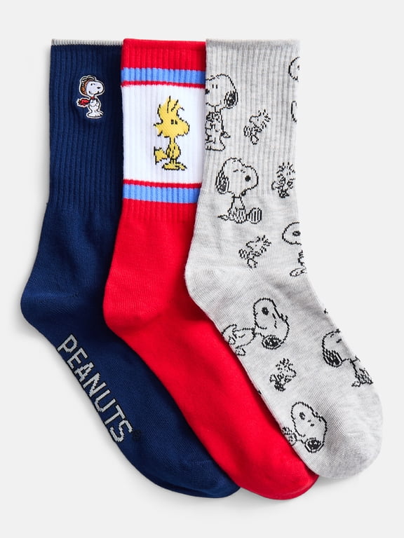 Men's Crew Socks, 3-Pack