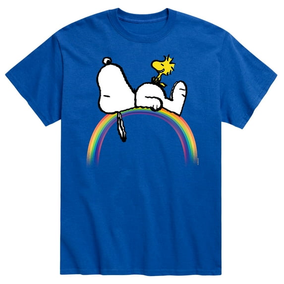 Peanuts - Men's Snoopy Chill Vibes Just Hanging Short Sleeve Graphic T-Shirts