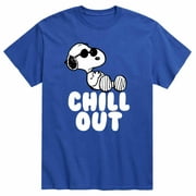 Peanuts - Men's Snoopy Chill Vibes Just Hanging Short Sleeve Graphic T-Shirts