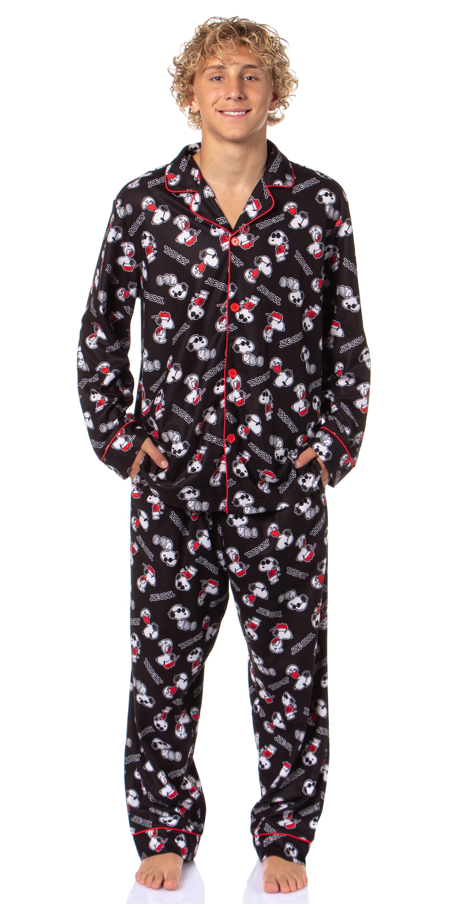 Snoopy Cooling Pajamas Peanuts Snoopy Baseball Co-Ord Set Twinning