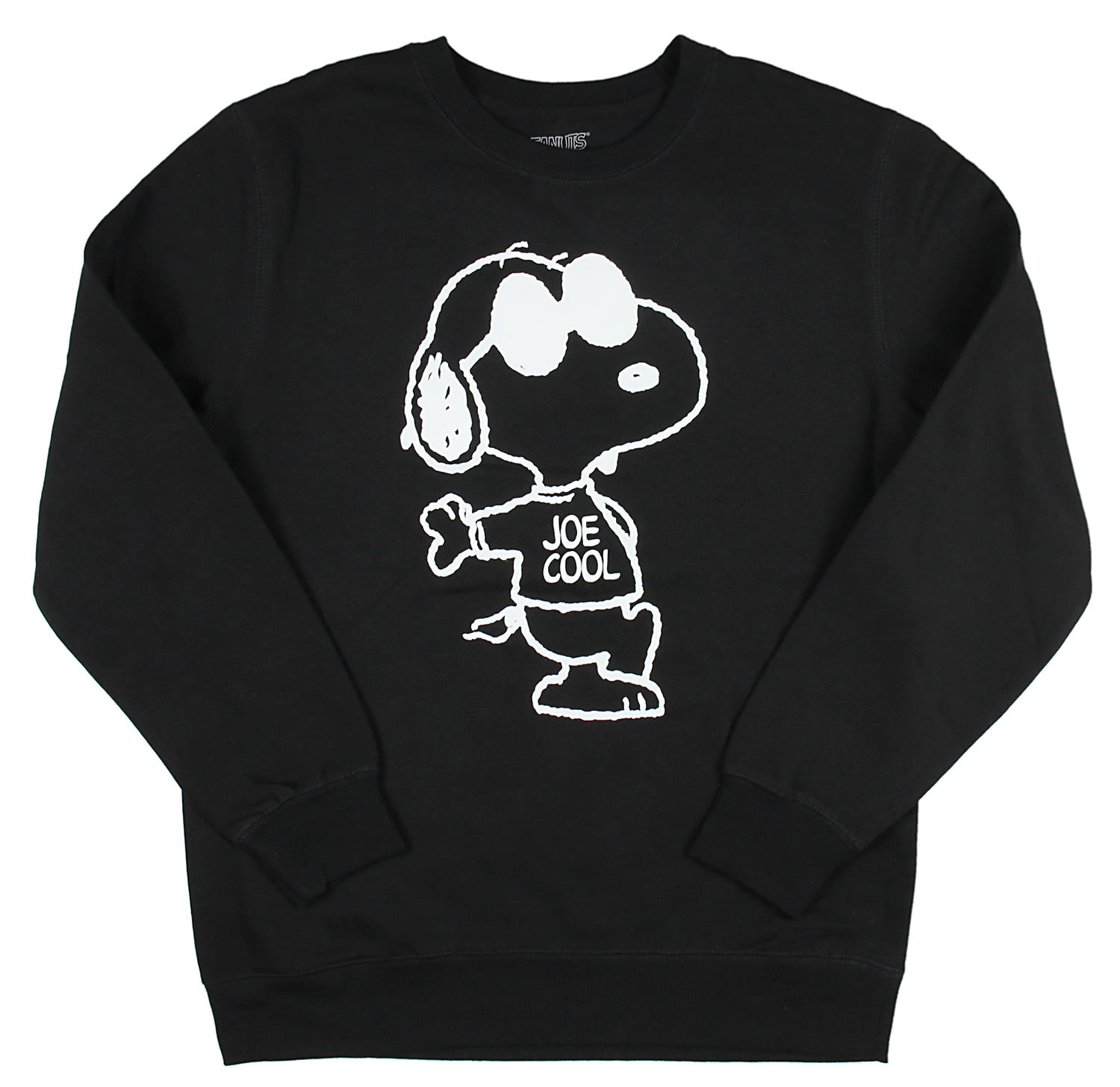 Peanuts Men\'s Sweatshirt, Crewneck Joe Outline Sketch XL Graphic Snoopy Cool