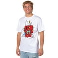 thumbnail image 1 of Peanuts Men's Snoopy Woodstock Wishful Thinking Christmas Xmas Holiday T-Shirt, 1 of 6
