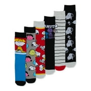 Peanuts Men's Socks, 6-Pack
