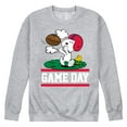 thumbnail image 1 of Peanuts - Men's Thanksgiving Football Crewneck Fleece Sweater, 1 of 6