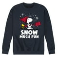 thumbnail image 1 of Peanuts - Men's Winter Fun Crewneck Fleece Sweatshirts, 1 of 6